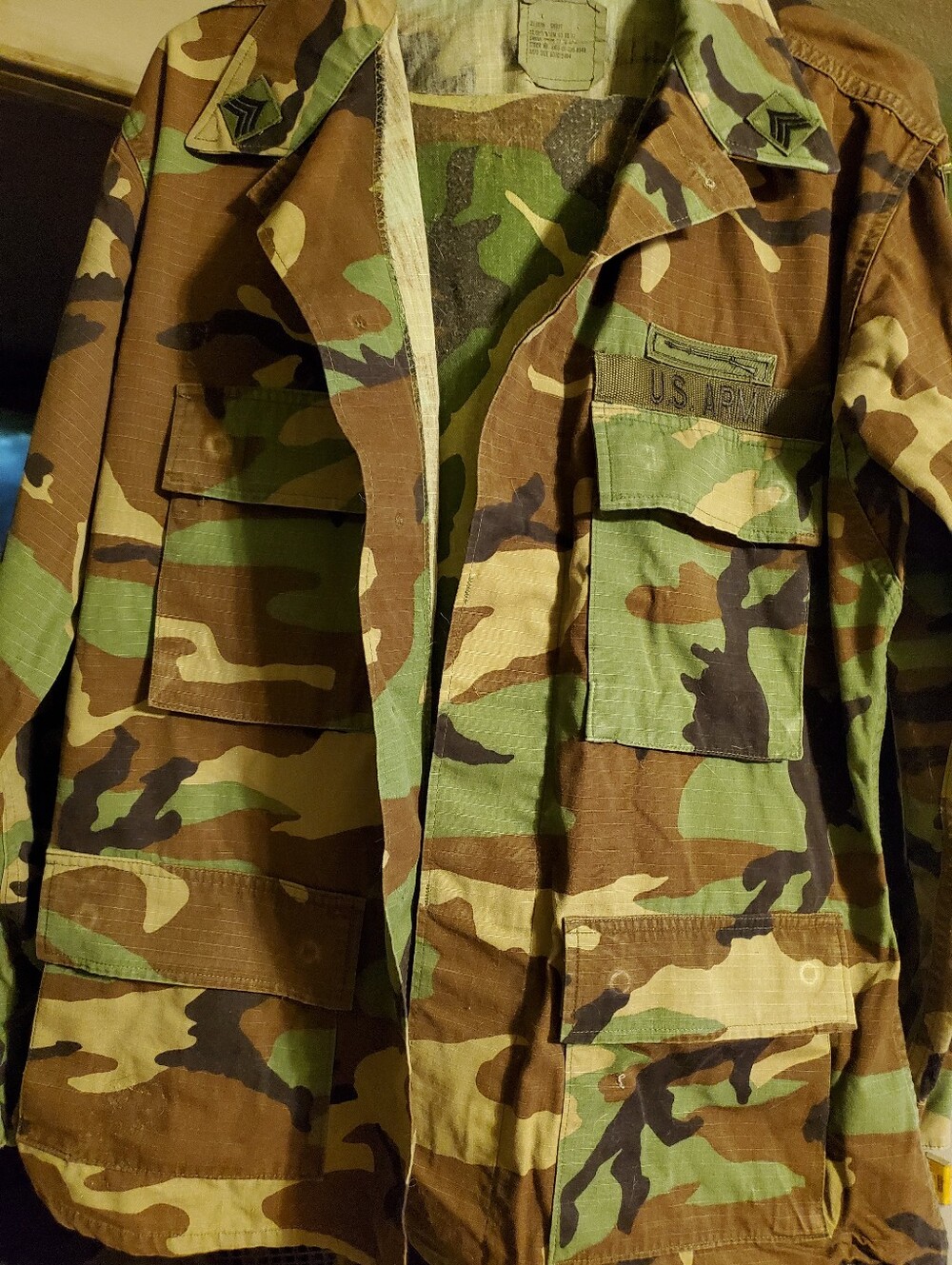 Camouflage Utility Jacket And Army Patagis Orginal